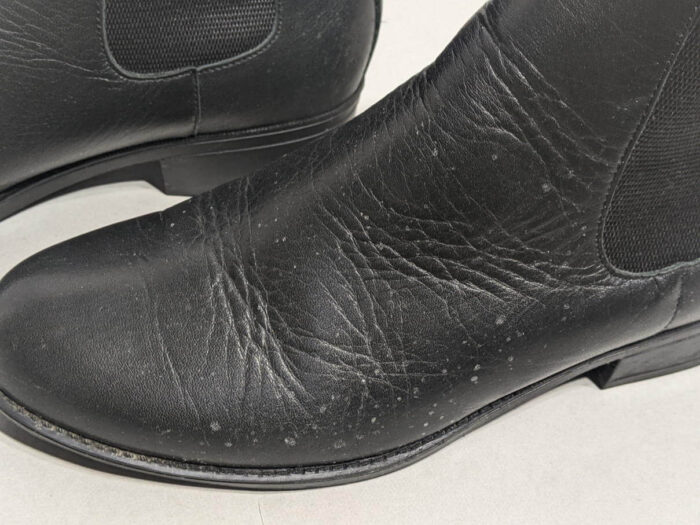 レザー ショートブーツ