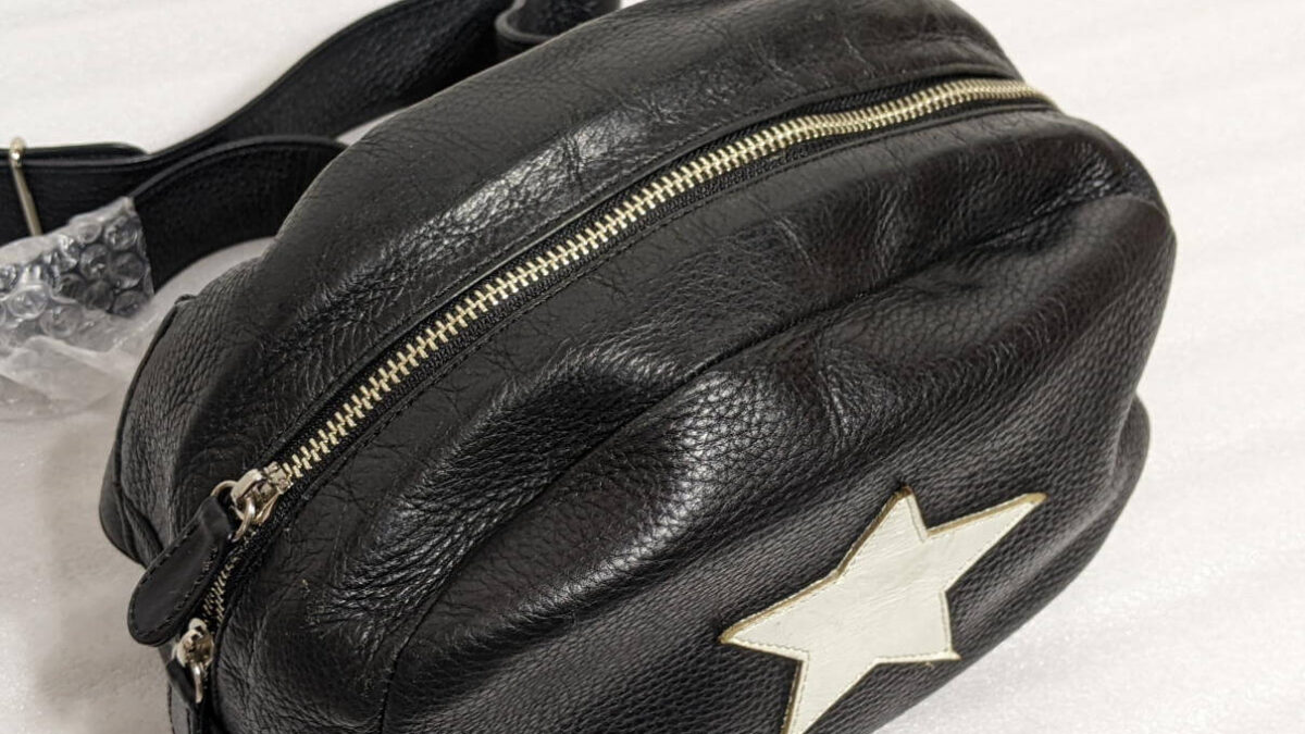 フルオーダー製品　レザーウエストバッグ