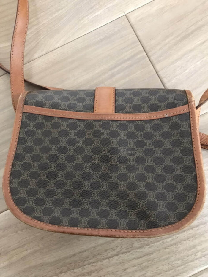 CELINE マカダム ショルダーバッグ