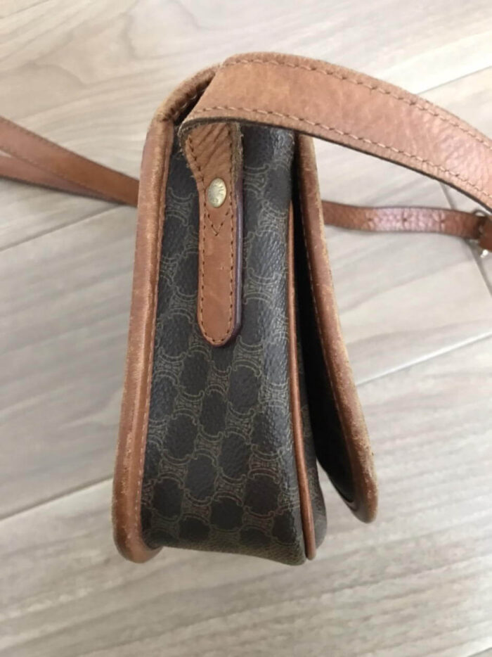 CELINE マカダム ショルダーバッグ
