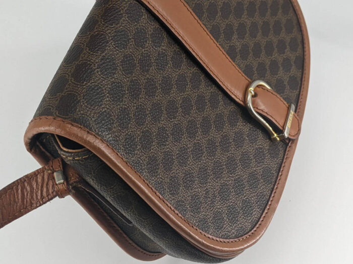CELINE マカダム ショルダーバッグ