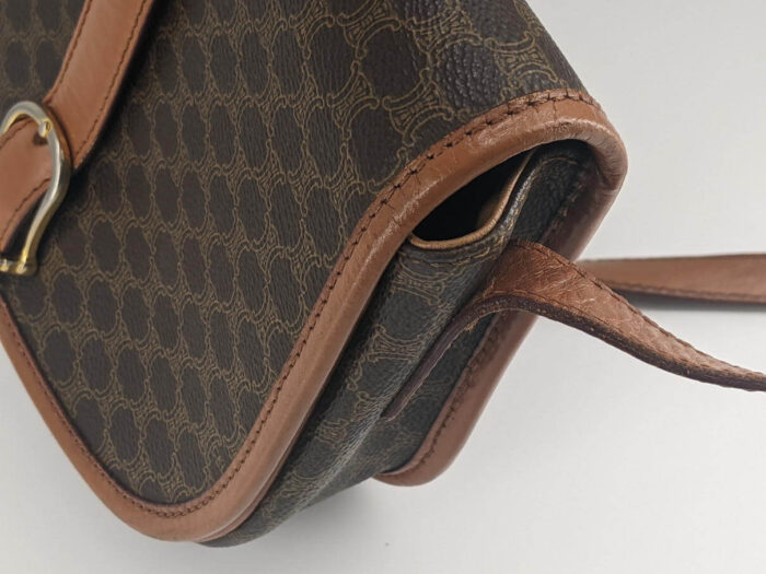 CELINE マカダム ショルダーバッグ
