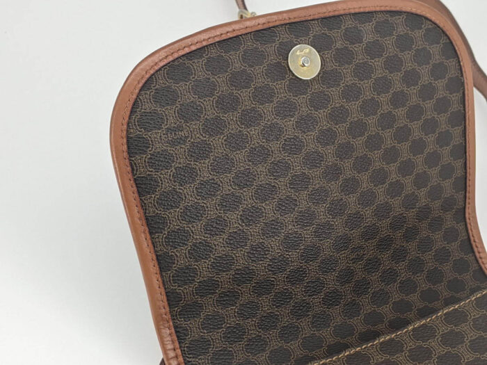CELINE マカダム ショルダーバッグ