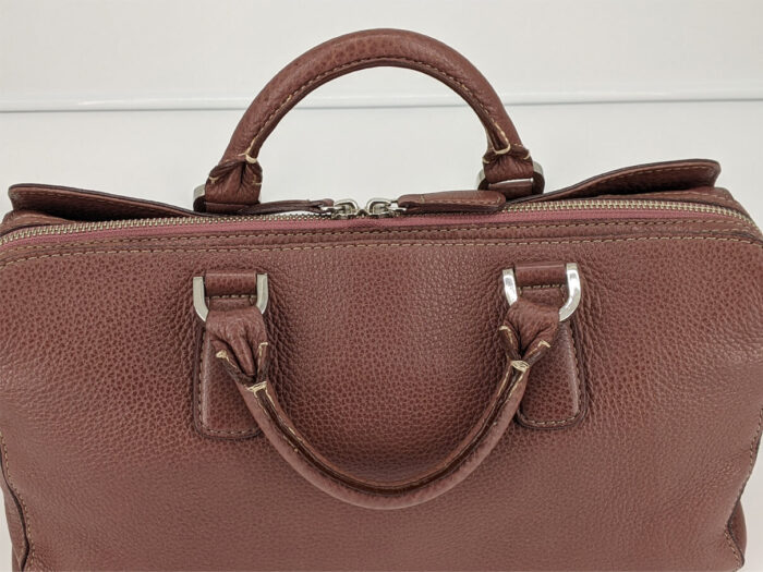 土屋鞄　持ち手の修理（仕上がり）